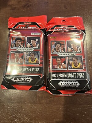 2021 Panini Prizm Draft Picks Basketball - Two 4 Card Sealed Packs