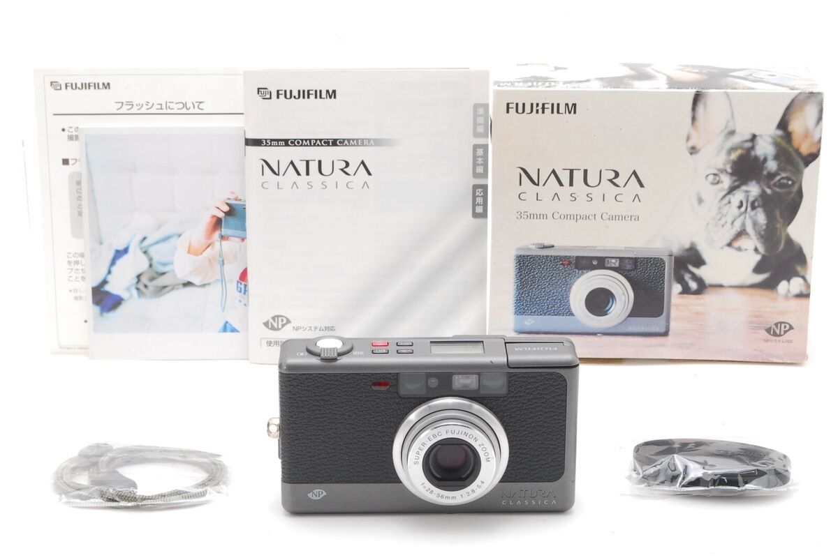 【N MINT in BOX】FUJIFILM NATURA CLASSICA Point & Shoot Film Camera From Japan