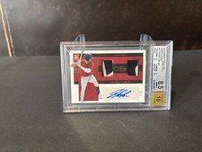 2023 Panini Three and Two Jordan Lawlar Rookie Dual Jersey Auto 3/3 BGS 8.5 / 10