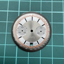 VTG NOS GIGANDET CHRONOGRAPH WATCH DIAL, UN BRANDED VALJOUX JG1-1