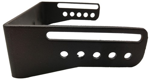 Workman C25X Heavy Duty CB Radio Bracket For Cobra 25 Radios 4.25" Tall - BLACK - Picture 4 of 5