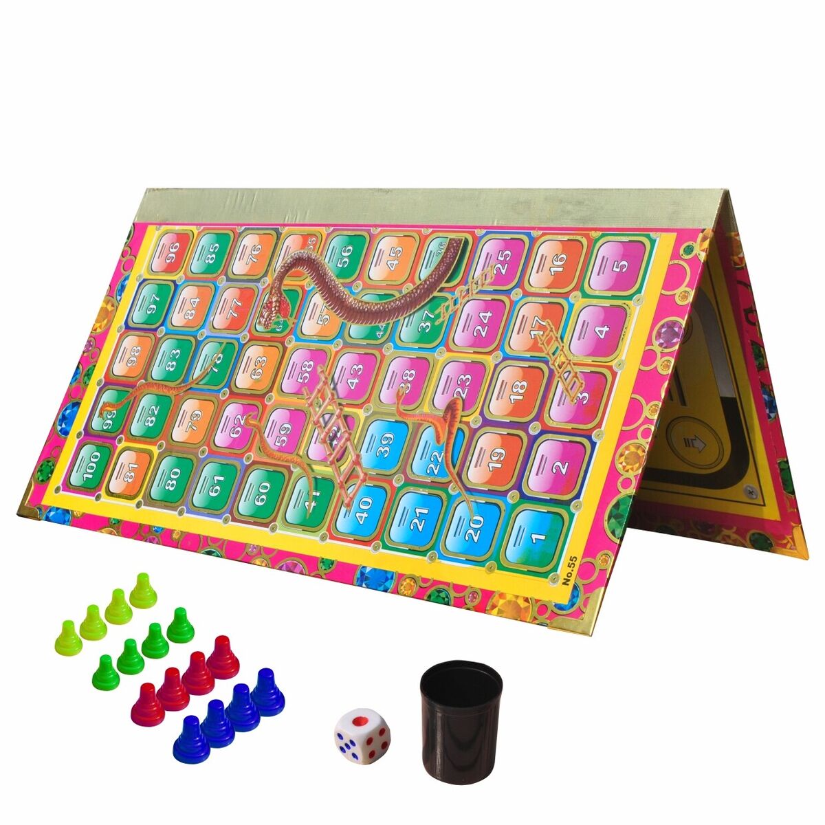 Traditional Classic Modern Full Size Family/Kids/Adult Ludo Fun Board Star  Game.