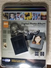 Digital Photo Album With Keychain 8Mb USB Rechargeable 60 Pictures Images NEW