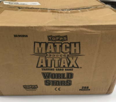 2010 Topps Match Attax World Stars Trading Card Factory Case(12