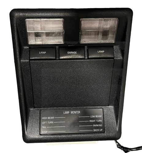91-96 Buick Park Avenue Upper Console Lid Lamp Light Garage Black