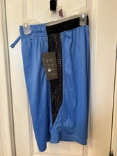 NWT Boys XXL 18 Russell Core Shorts Blue Sky TR33 Drawstring And Pockets