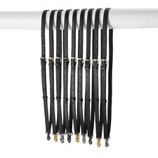 Genuine Black Leather Crossbody Shoulder Replacement Handbag Bag Strap 130cm