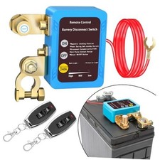 Remote Battery Disconnect Switch 12v, 240A, Upgrade Smart Flat Installation