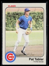 Pat Tabler Base Fleer 509 NM