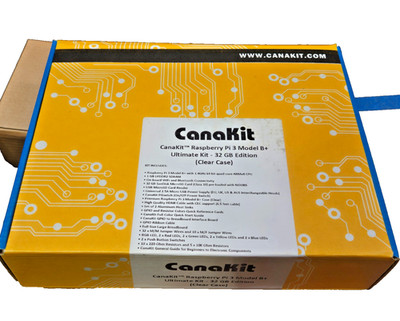 CanaKit Raspberry Pi 3 B+ (B Plus) 32GB Ultimate 1.4Ghz 64 Bit w/Clear Case NEW