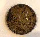 1952 Franklin Half Dollar with Toning - 90% Silver