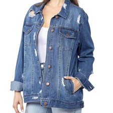 Risen RDJ1113 Medium Loose Fit Distressed Jacket-224MS