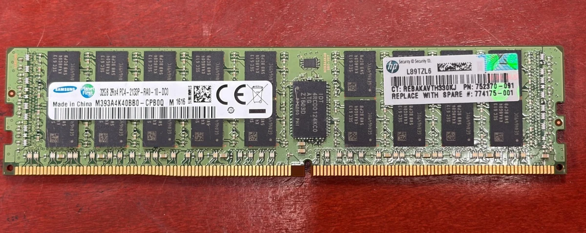 PC4-17000 (DDR4-2133) Bus Speed Computer RAM 32 GB Total Capacity