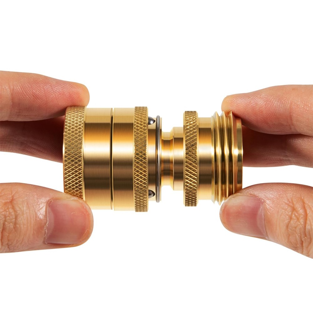 for Dramm 22729 Heavy Duty Brass Hose Coupler Quick Disconnect Connector 3/4"
