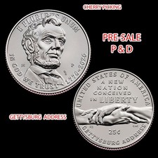 1776 2026 P D Gettysburg Address Quarters 250th Anniversary 2 COINS ⭐Pre-Sale⭐
