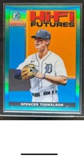 2022 Bowman Spencer Torkelson Hi-Fi Futures Aqua Refractor RC /125 Tigers