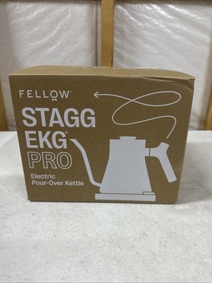 Fellow Stagg EKG Pro Electric Gooseneck Kettle - Matte White, 0.9 Liter, OB