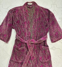 VTG Christian Dior Le Connaisseur Robe Paisley Terry Velour Loungewear Unisex OS