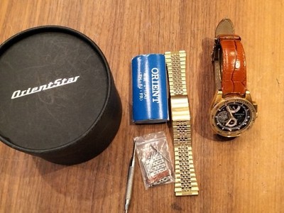 RARE Orient Star Retro Future Camera WZ0191FH Automatic Watch Box Papers