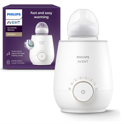 Philips Avent Fast Bottle Warmer White   Smart Temp Control - SCF358/00 Premium