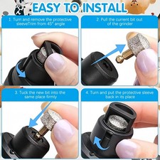Silent Groom Pro Nail Grinder, Dog Nail Trimmer, Rechargeable