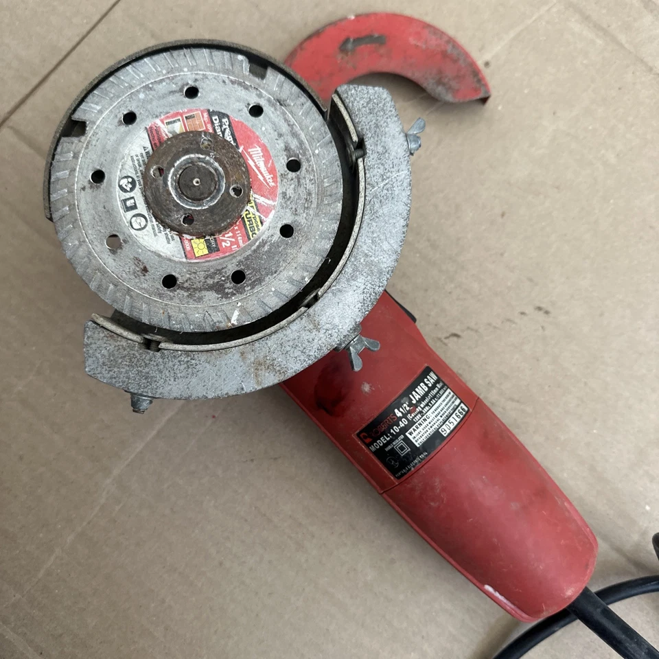 Roberts 4 1/2 型号 10-40 Jamb 底锯工具有线电动 — 第 3/4 张图片