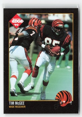 TIM MCGEE #22 1992 COLLECTOR'S EDGE BENGALS