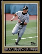 1998 Topps #2 Larry Walker Baseball Card 3102Q