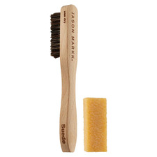 Jason Markk Suede Cleaning Kit, 2-Piece Brush  Eraser Set for Leather  Suede