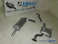 Imasaf Auspuffset Ab Kat für Ford Sierra 1.6 + 1.8 + 2.0 1987-1988 | MSD + ESD
