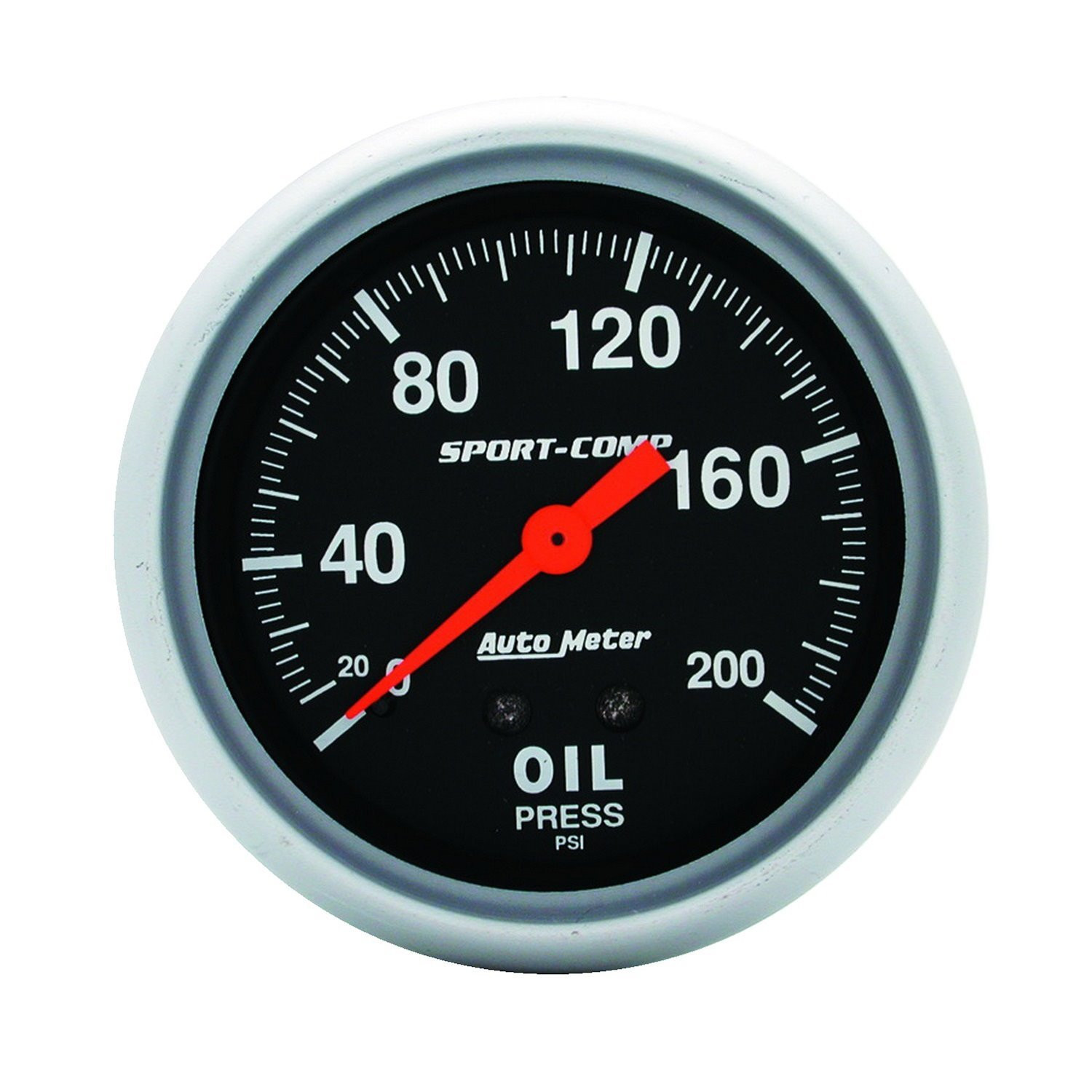 Auto Meter 3422 Sport-Comp Oil Pressure Gauge for Performance Vehicles