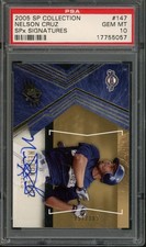 2005 Upper Deck Update #147 Nelson Cruz 2005 SPx Update Auto #/185 PSA 10