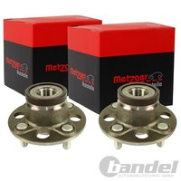 2X Metzger RADLAGER-SATZ Hinten Passend FÜR Honda Jazz Links+Rechts | WM 6803