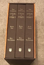 The Complete Calvin and Hobbs, 3 Volume Box Set 2005 Stated 1st. Edition H/C.