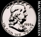 1959 Franklin Half Dollar- Silver Choice Gem Proof Luster No Reserve #i5675