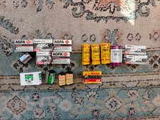Expired 120mm 35mm Film Lot 17 Rolls Kodak T-Max, Portra, Agfa APX  More