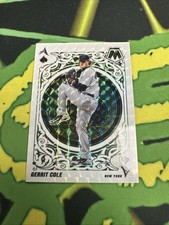 2022 Mosaic Baseball Aces A-3 Gerritt Cole Green Mosaic New York Yankees