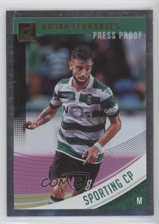 2018-19 Panini Donruss Press Proof Silver Bruno Fernandes #59 3wu