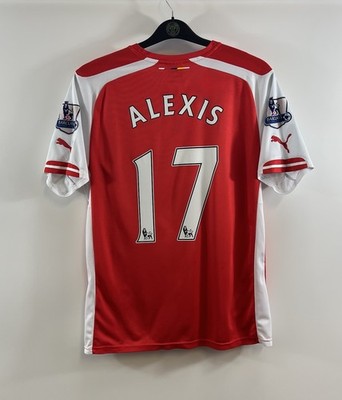 Arsenal Alexis Sanchez 17 Home Football Shirt 2014/15 Adults Medium Puma F201