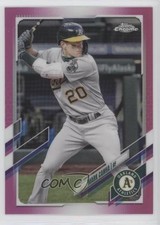 2021 Topps Chrome Pink Refractor Mark Canha #37 2d0