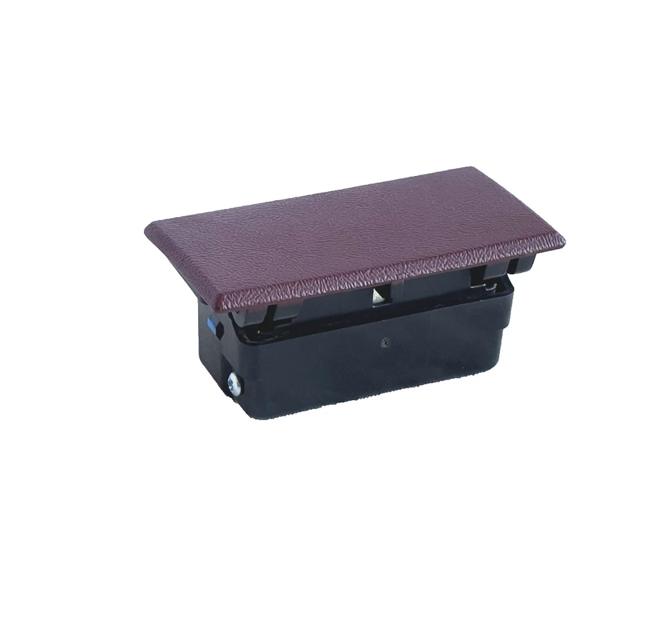 Chevrolet GMC C/K GMT400 1988-1994 reposabrazos trasero diestro/derecho cenicero embellecedor rojo OEM Foto 4 de 4