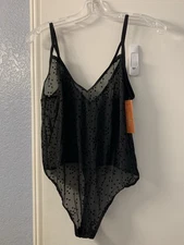 NWT Large sheer bodysuit