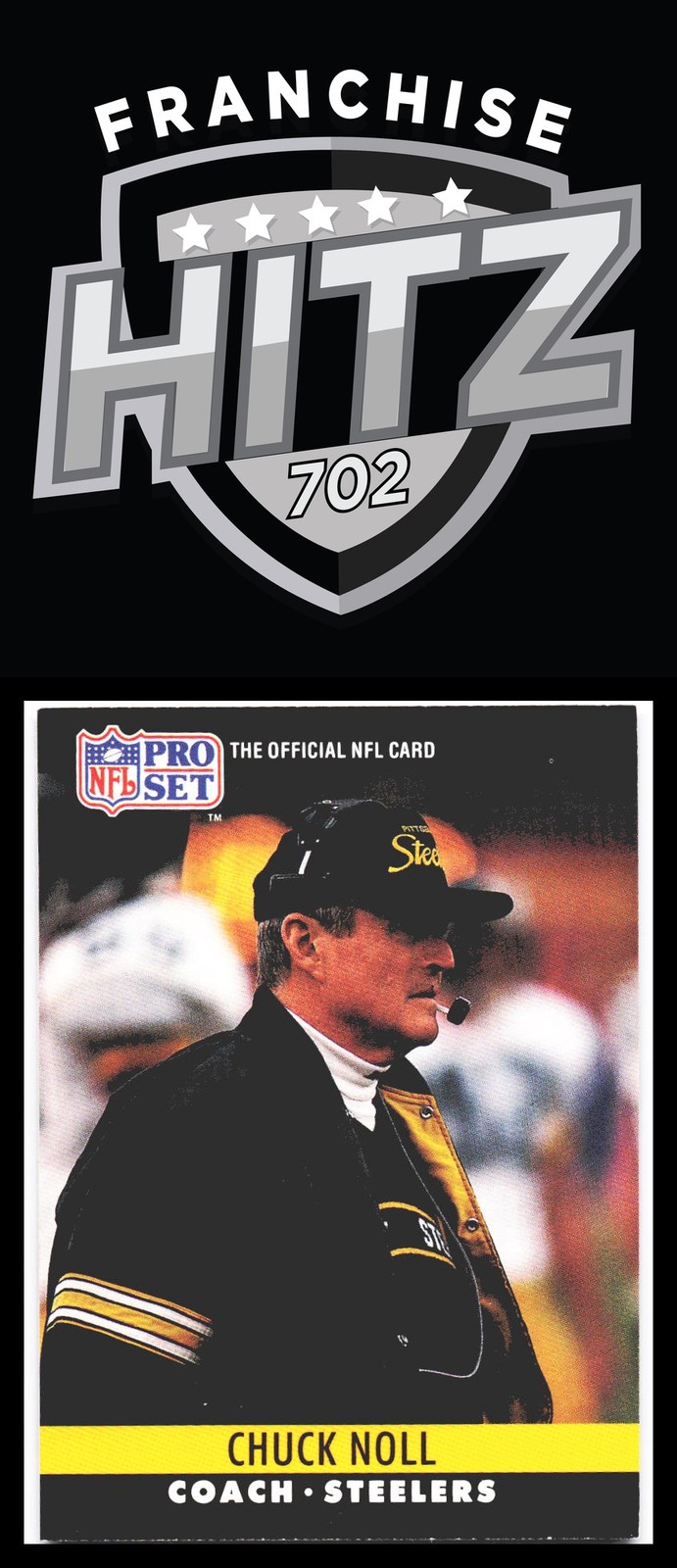 1990 Pro Set FACT Cincinnati #275 Chuck Noll
