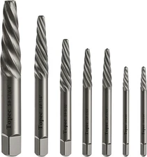 TOPEC Damaged Screw Extractor Set, 7 Piece Easy Out Bolt for... 