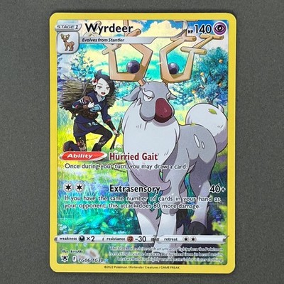 Wyrdeer - TG06- SWSH Astral Radiance - Trainer Gallery Card 