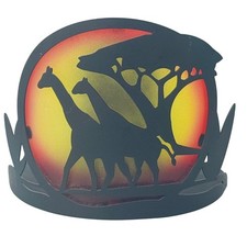 Vintage PartyLite Savannah Sunrise Tealight Candle Holder Wall Mount Option