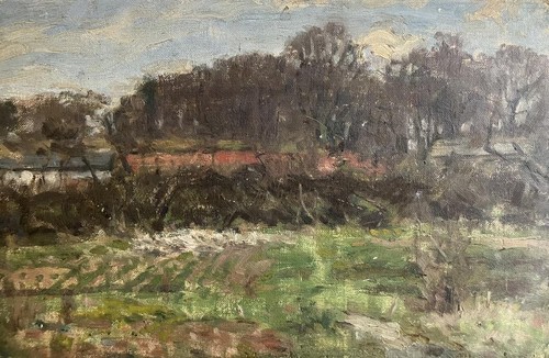 ANTIQUE OIL PAINTING Job Lot 7 British Plein-Air Impressionist Paintings c1900 - Picture 5 of 9