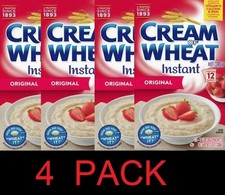 Cream of Wheat Instant ORIGINAL Hot Cereal 12 Packets in 1 Box 12 oz - 4 PACK