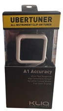 Kliq UberTuner Clip on Tuner for All Instruments With Guitar Bass Violin Clipon