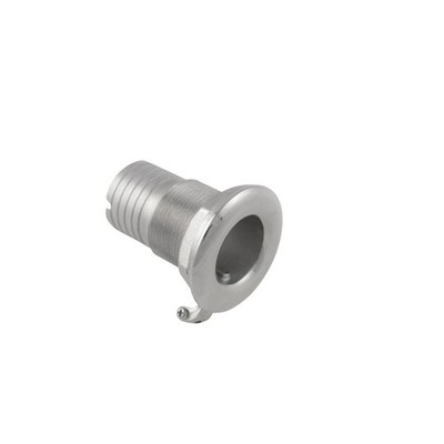 Edelstahl Hautverschraubung 1 1/2'' 38 mm Schlauch Boot Schott Ablauf SKF114